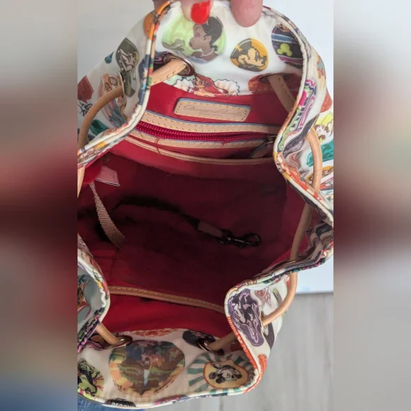 Disney x Dooney & Bourke Drawstring Backpack RARE - Picture 4 of 12